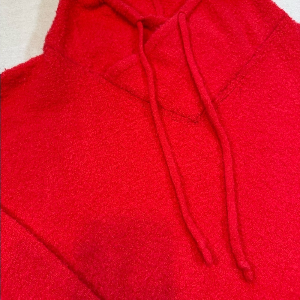 Lou & Gray Cozy Hot Pink Cowl Neck Women's Sweater - Picture 3 of 9